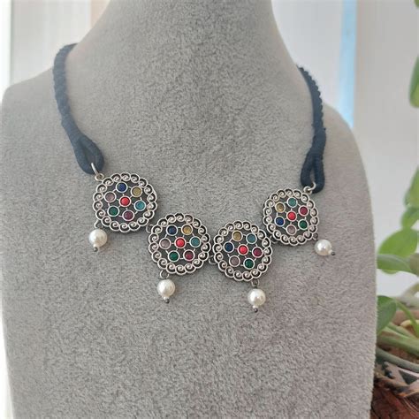 Metal or Oxidized Necklaces – AashirsLifestyle