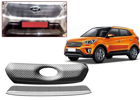 Autopearl Car Chrome Front Grill for Creta : Amazon.in: Car & Motorbike