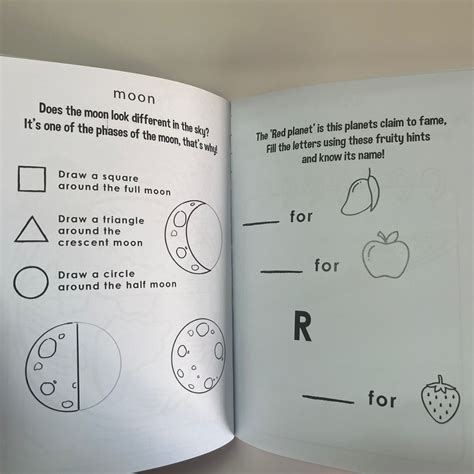 Personalised Space Themed Activity Book – Elemeno Kids India