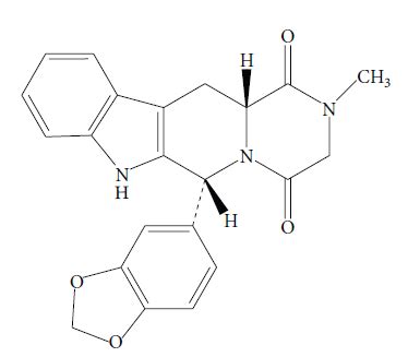 Fig. 1: Chemical structure of tadalafil