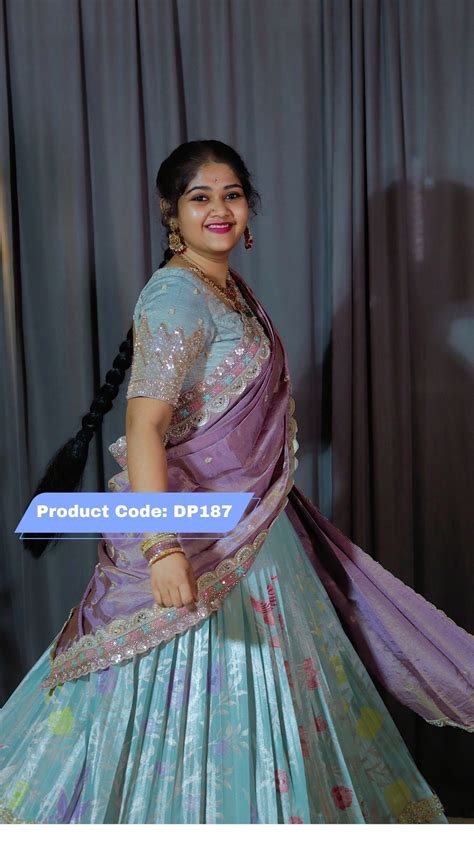Premium Pattu Ready-Wear Half Saree – Deeprastore
