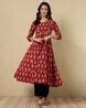 Buy Maroon Kurtas for Women by GLAM ROOTS Online | Ajio.com