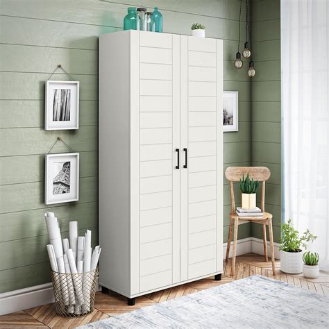 Langley Street Labarge 36" Wide 2 Door Shiplap Storage Cabinet & Reviews - Wayfair Canada