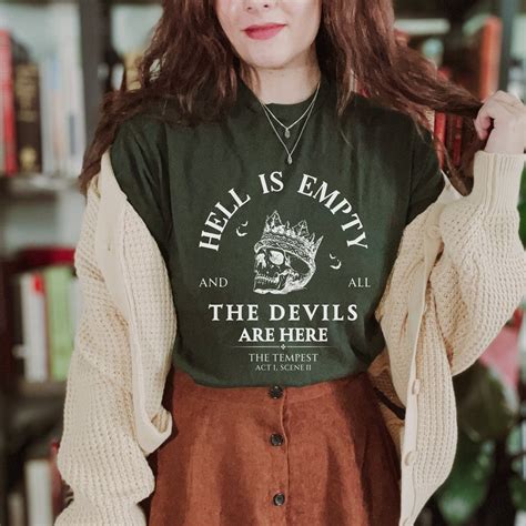 Hell is Empty and all the Devils are Here Shakespeare T-Shirt - Walmart.com