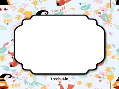 Halloween Free Printable Labels, 3x4 inch Name Tag