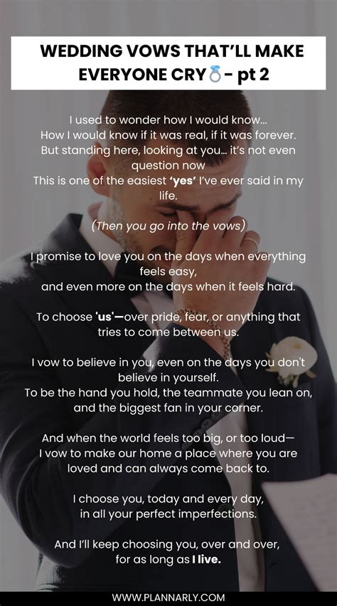 Best 12 95 Wedding Vow Examples That Will Melt Your Heart – Artofit