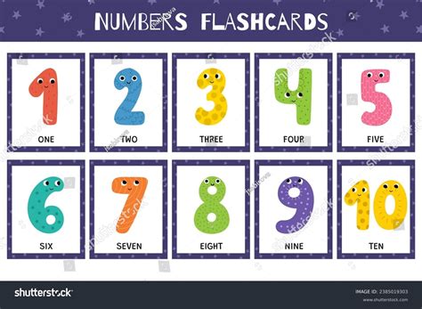 Numbers Flash Cards 的图像结果