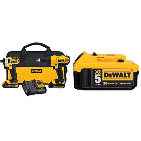 DEWALT DCK240C2 20v Lithium Drill Driver/Impact India | Ubuy