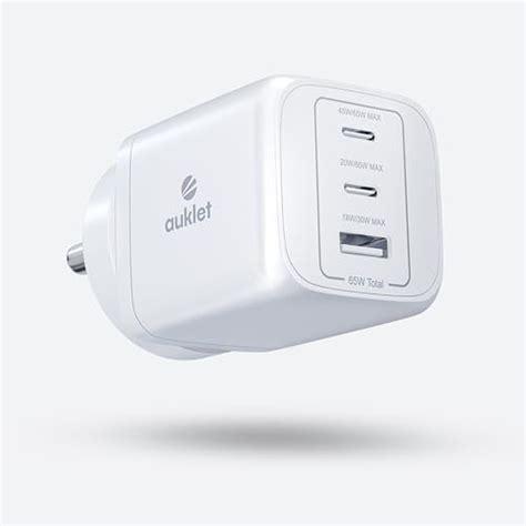 Belkin 65W (45W+20W) Two Ports USB -C GaN Charger | Fast Charging PD ...