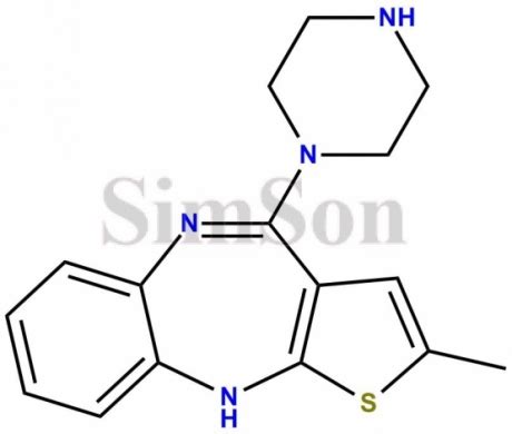 Desmethyl Olanzapine | CAS No- 161696-76-0 | Simson Pharma Limited