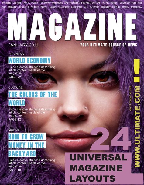 Image result for InDesign Magazine Template Free