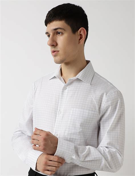 Buy Pure Cotton Checks Spread Collar Shirt at Marks & Spencer