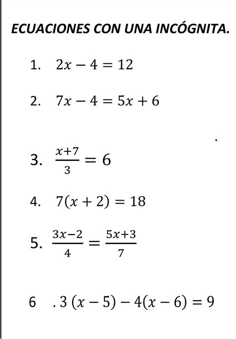 Ecuaciones Ayudenme es para mañana:(necesito procedimiento con ...