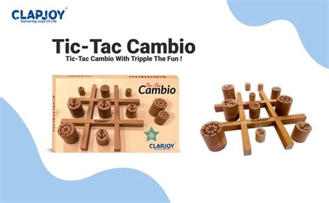 Buy Clapjoy Tic Tac Cambio Board Game For Adults And Kids Of Age 5 ...