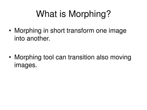 Image result for Morphing Effect