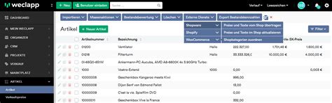 Shopware Integration für weclapp | weclapp Store