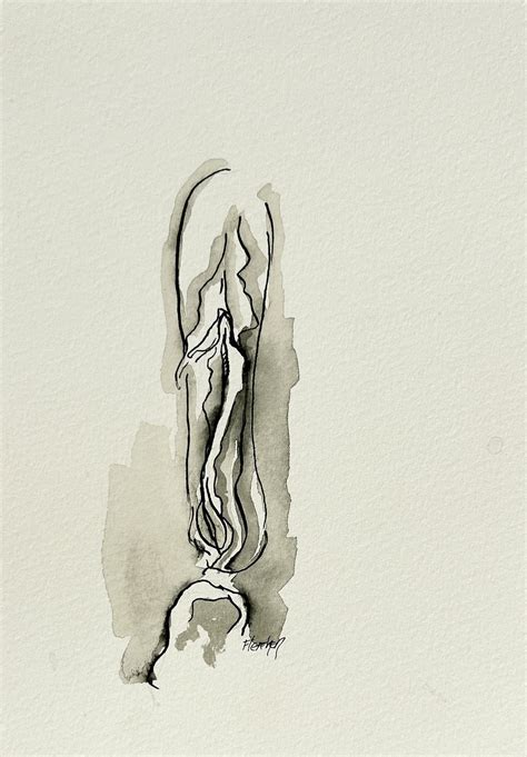 Dibujo Vulva en Blanco y Negro. Bocetos y dibujos de Vagina y Yoni Art ...
