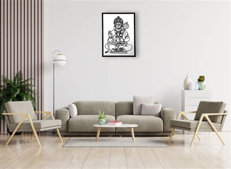 Lord Hanuman Acrylic Wall Art – auromin.in