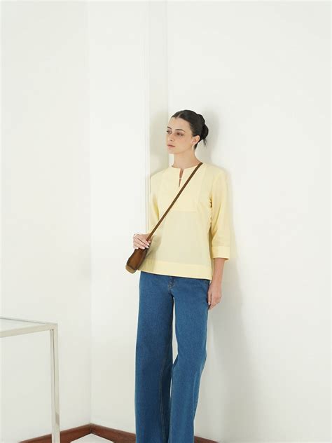 Buy Yellow Cotton Top Online | FableStreet