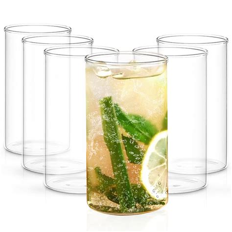 Borosil Vision Glass Set (Transparent, 350ml) -Set of 6 : Amazon.in ...