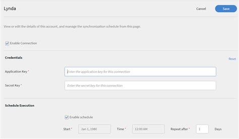 Integrate connectors with Learning Manager