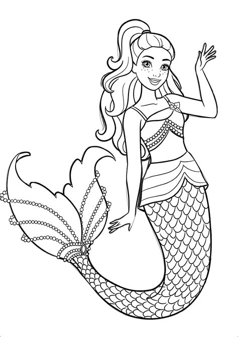 Free Printable Barbie Coloring Pages PDF: Unleash Your Creativity with ...