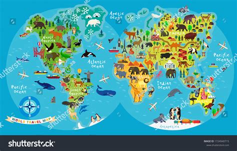 世界动物地图 的图像结果