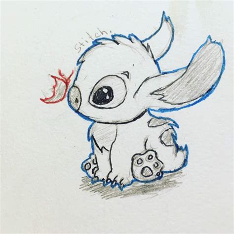 Cute Stitch Drawing at GetDrawings | Free download
