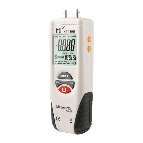 Hti-Xintai Digital Manometer, Dual Port Air Pressure Meter Pressure ...