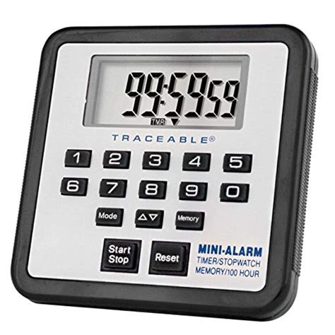 Control Company 5021 Traceable 100-Hour Mini-Alarm Timer and Stopwatch ...