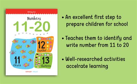 Numbers 11–20 – Write and Practice Book for Kids: Learn to Trace and ...