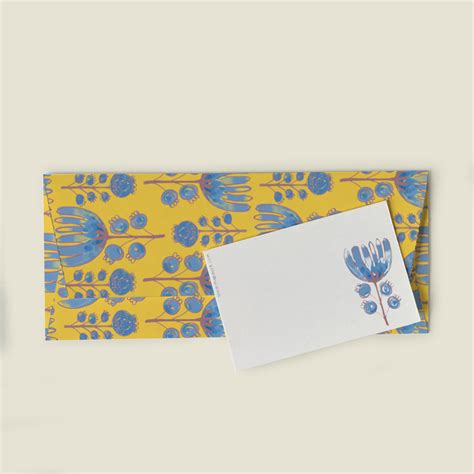 GIFT - Flower Yellow : Kids Gift Envelope Set – Mapayah