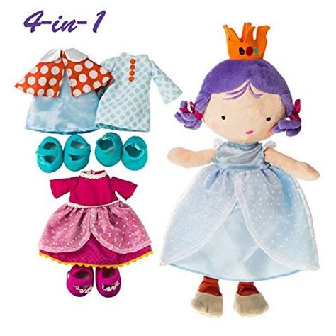 Labebe Preschool Girl 4-in-1 Princess Dress up Set/Gift, Role Play Doll ...