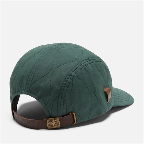 Overstitch Baseball Cap in Dark Green