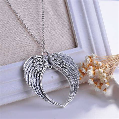 Unisex Goth Retro Angel Wings Pendant Chain Necklace Fashion Jewelry 2018 | eBay
