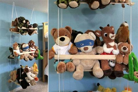 Rete Peluche Verticale Porta Peluche Verticale Wuciray Con Ruote - Organizzatore Salvaspazio 60x35x160 Cm Per Cameretta Rete Porta Pupazzi - 4