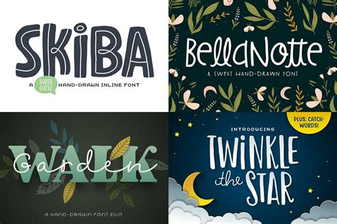 The utterly delightful font pack – Artofit