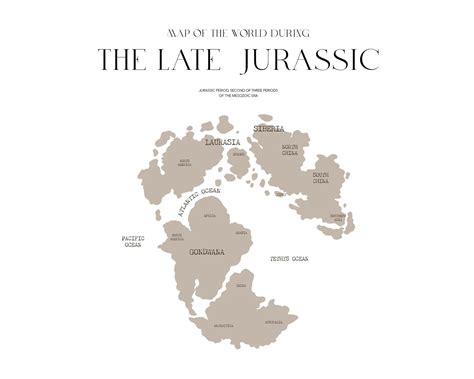 World Map Late Jurassic Period World SVG Hand Drawn World - Etsy Finland