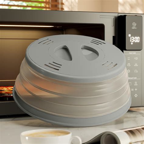 Magnetic Microwave Covers for Food, Collapsible Microwave Splatter ...