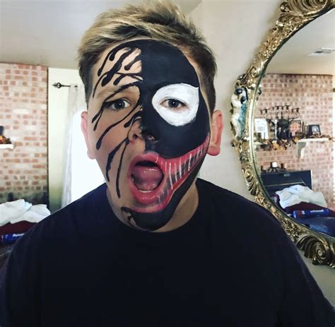 VENOM Face Paint | Halloween makeup, Face painting, Halloween kids