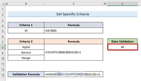 Excel Multiple Data Validation 的图像结果