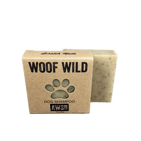 AWildSoapBar Woof Wild Dog Shampoo Bar, Vegan, Cruelty Free, with India ...