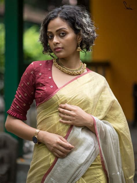Cotton Zari Kerala Saree In Off White And Gold|Urja|Suta