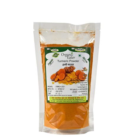 Organic Eater Turmeric Powder 250 gm : Amazon.in: Grocery & Gourmet Foods