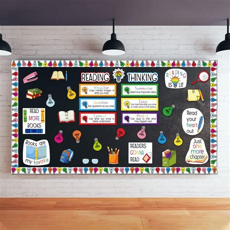 Buy Light Bulb Reading is Thinking Bulletin Board Reading Strategies ...