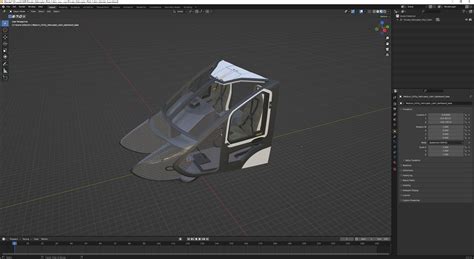 3D model Private Helicopter Pilot Cabin | 3D Molier International