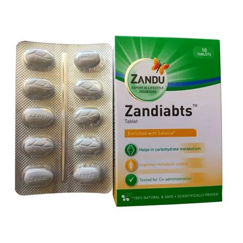 Zandu Zandiabts Tablets for effective diabetes care