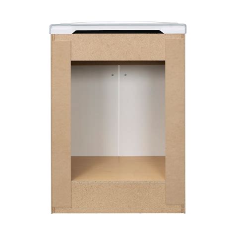 Project Source Euro 24-in True White Single Sink Bathroom Vanity with ...