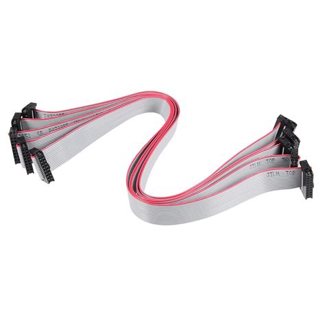 uxcell IDC 16 Pins Connector Flat Ribbon Cable Female Connector Length ...