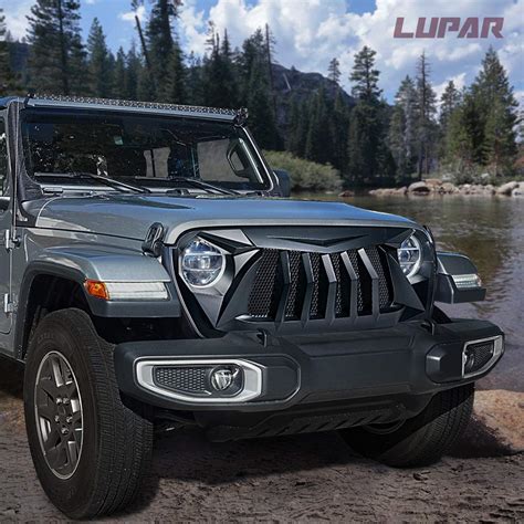 Front Grill for Jeep Wrangler JL Gladiator JT Rubicon Sahara Sport 2018 ...